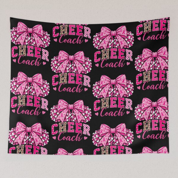 Item preview, Breast Cancer Awareness Cheer Coach Pink Ribbon designed and sold by OddPopARt.