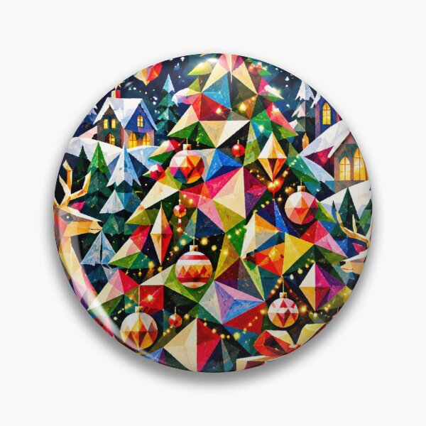 Item preview, Christmas geometric triangles designed and sold by designbywhacky.