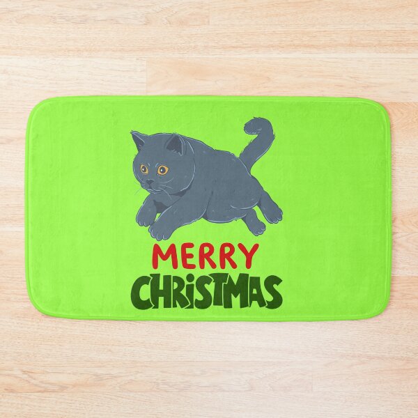 Item preview, Cute British Shorthair Merry Christmas Holiday Art designed and sold by stormk10.