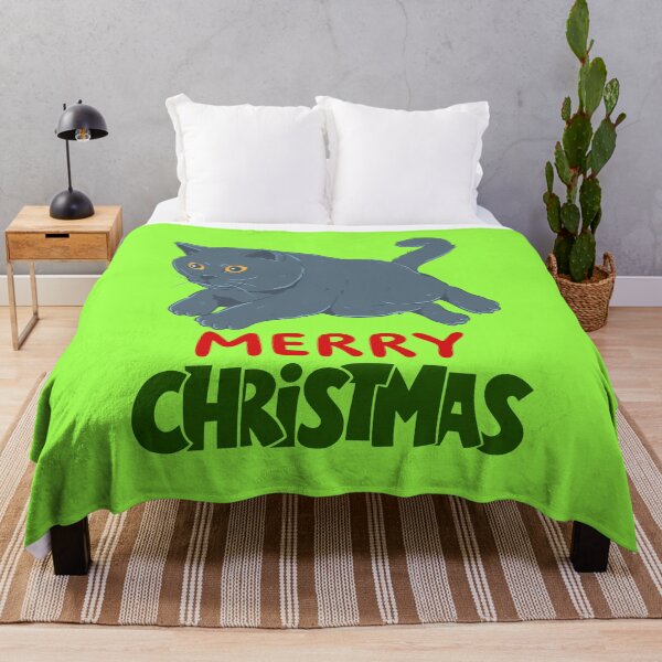 Item preview, Cute British Shorthair Merry Christmas Holiday Art designed and sold by stormk10.