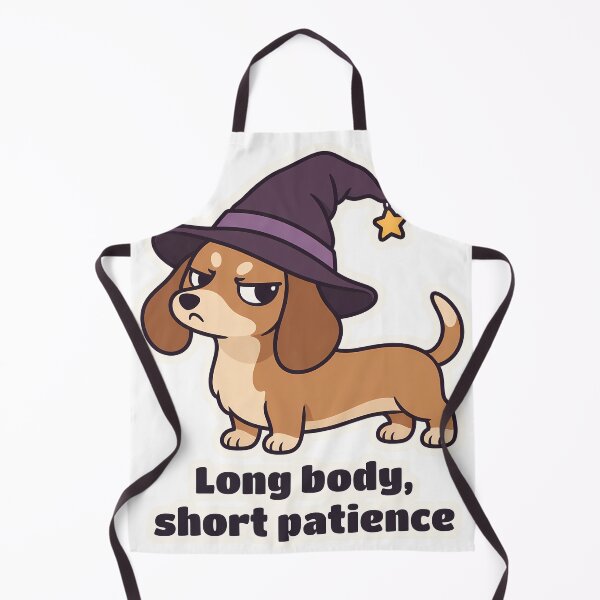Item preview, Dachshund Witch - Long Body, Short Patience designed and sold by OuqCreations.