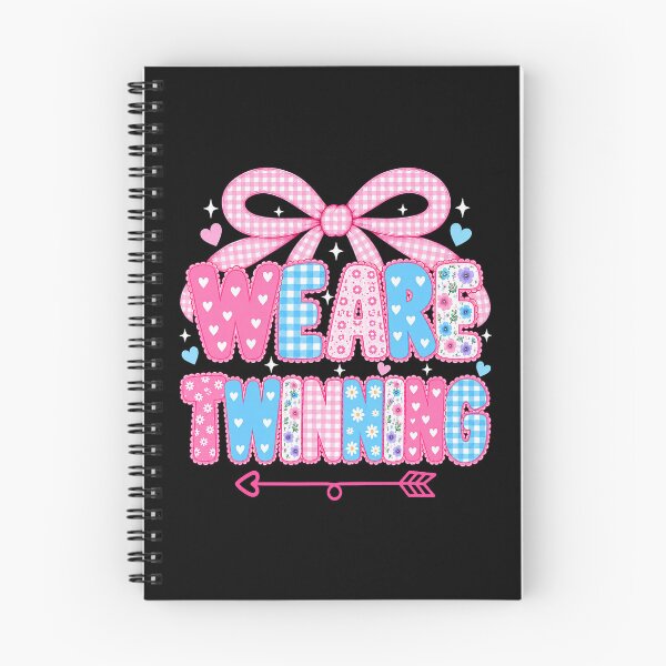 Item preview, We Are Twins Bow Heart Twin Day Celebration designed and sold by cerima.