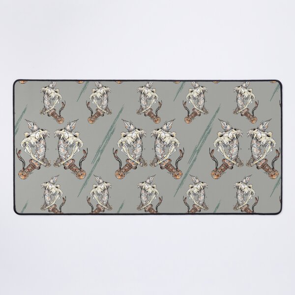 Item preview, Wolf skull and sword pattern designed and sold by Konopikyu.