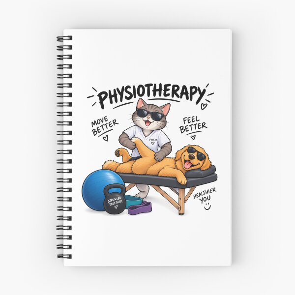 Item preview, Funny physiotherapy cats and dogs designed and sold by DawBis92.