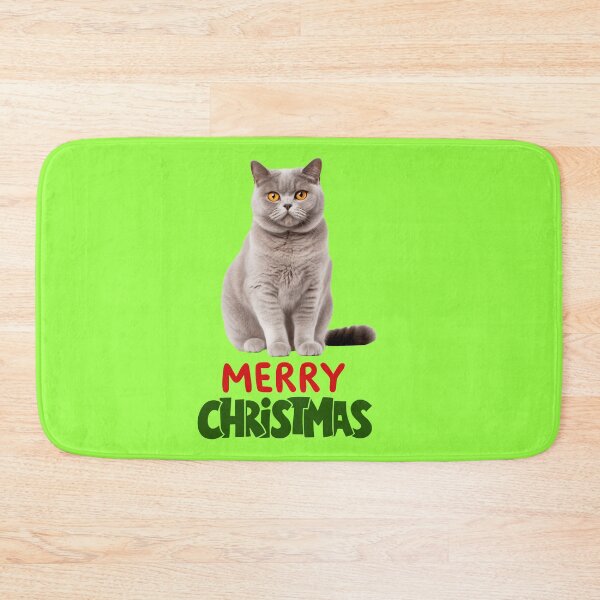 Item preview, Cute British Shorthair Merry Christmas Holiday Art designed and sold by stormk10.