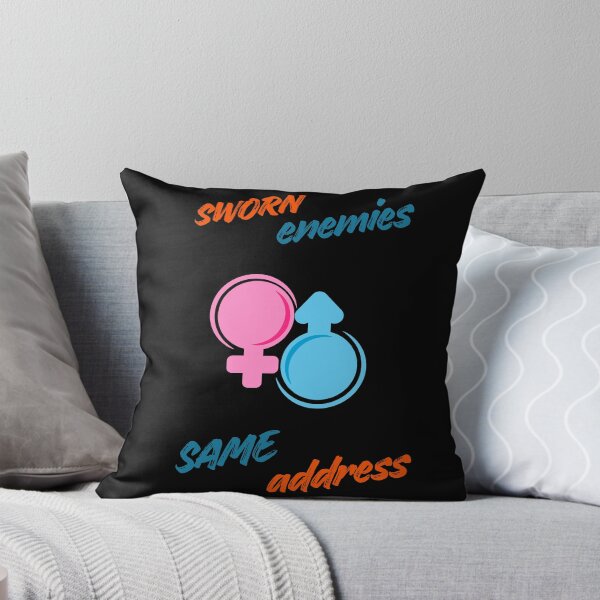 Item preview, Sworn Enemies Same Address designed and sold by KeetaDesignCo.