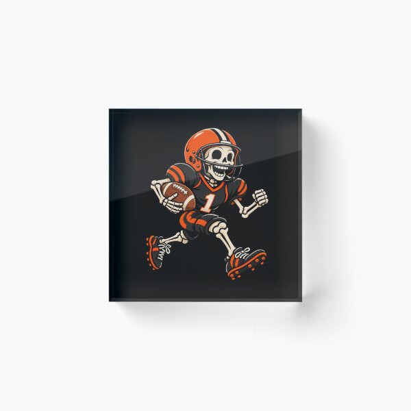 Item preview, Funny skeleton playing football  designed and sold by HiPatti.