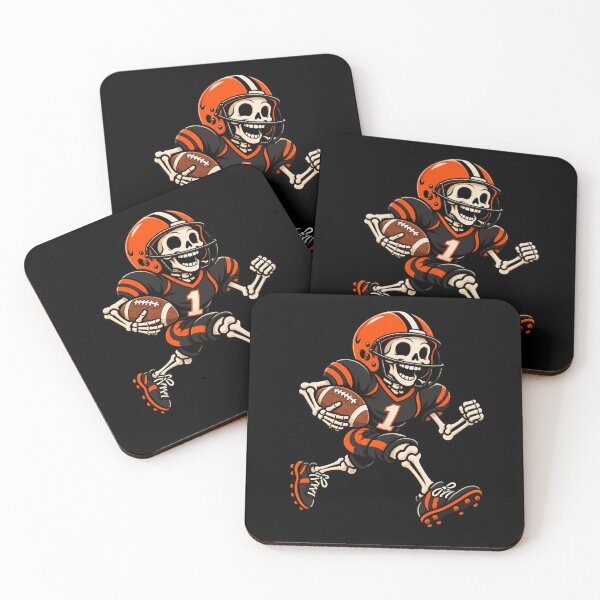 Item preview, Funny skeleton playing football  designed and sold by HiPatti.