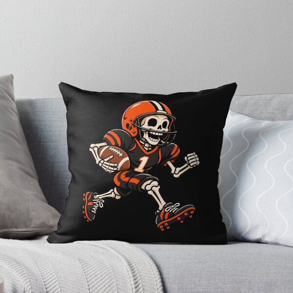 Item preview, Funny skeleton playing football  designed and sold by HiPatti.