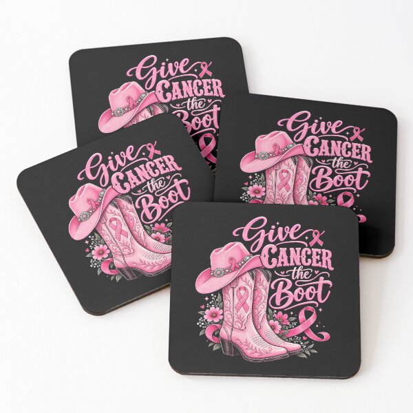 Item preview, Give Breast Cancer The Boot Pink Ribbon Western designed and sold by OddPopARt.