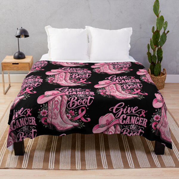Item preview, Give Breast Cancer The Boot Pink Ribbon Western designed and sold by OddPopARt.