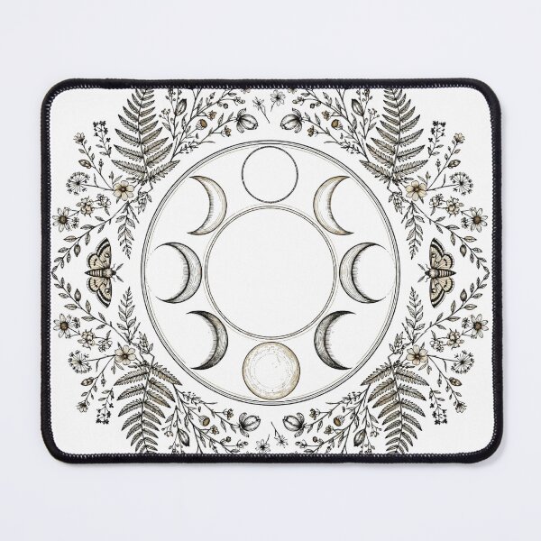 Item preview, Lunar Phase Botanical Wreath designed and sold by samimouhdi.