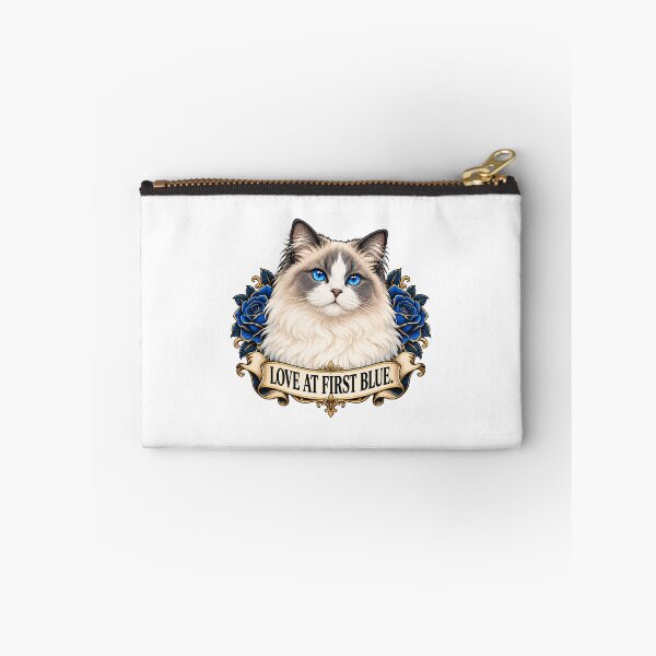 Item preview, Ragdoll Cat Blue Eyes Roses designed and sold by Old's Cool Cat Studio.