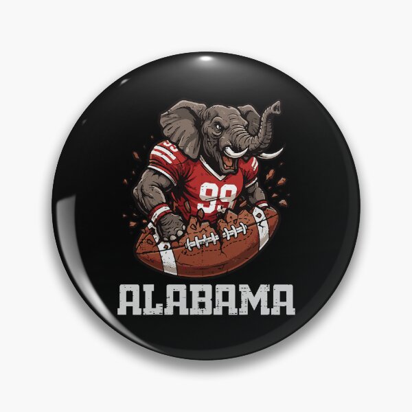 Item preview, Alabama Elephant Football Mascot for Crimson Tide Fans designed and sold by cerima.