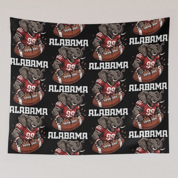 Item preview, Alabama Elephant Football Mascot for Crimson Tide Fans designed and sold by cerima.