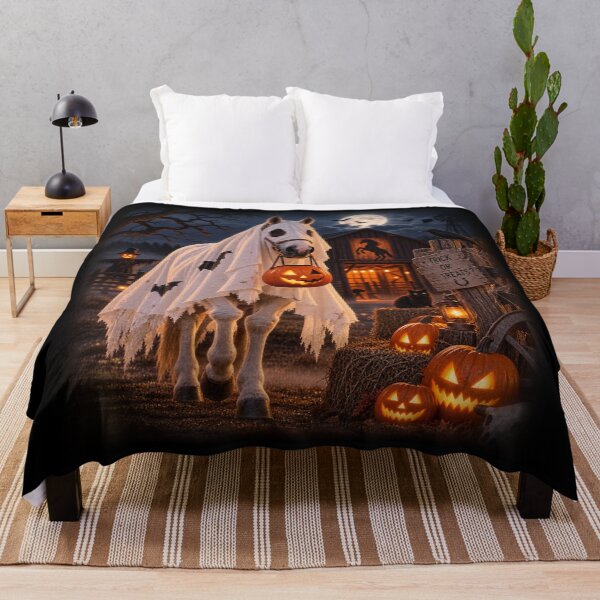 Item preview, Ghost Horse – Western Halloween Trick or Treat designed and sold by  QuarterHorseArt by Just my Studio.