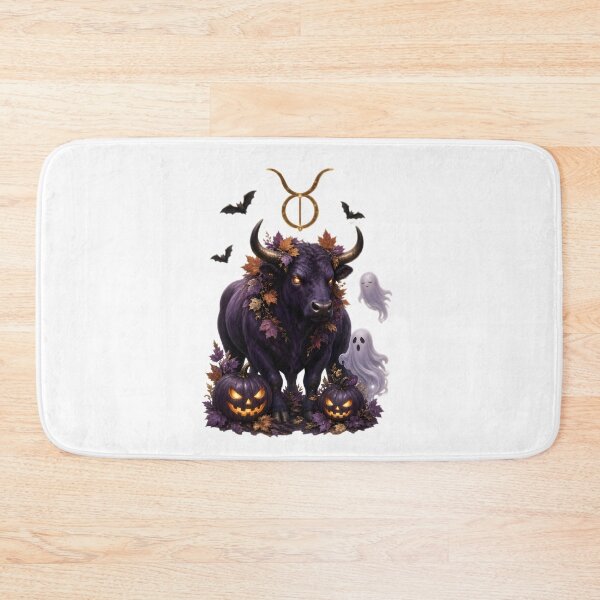 Item preview, Taurus Halloween Mystic Bull Ghosts designed and sold by Zodiac Celestial Art.