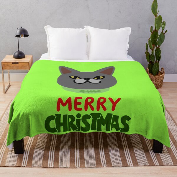 Item preview, Cute British Shorthair Merry Christmas Holiday Art designed and sold by stormk10.
