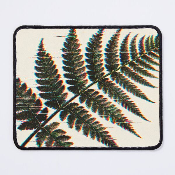 Item preview, Glitchcore Minimalist Fern Print designed and sold by Elżbieta Kaps.