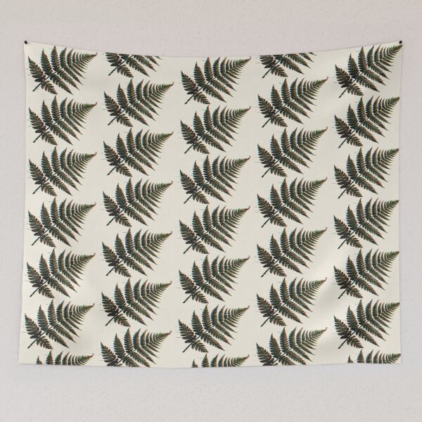Item preview, Glitchcore Minimalist Fern Print designed and sold by Elżbieta Kaps.