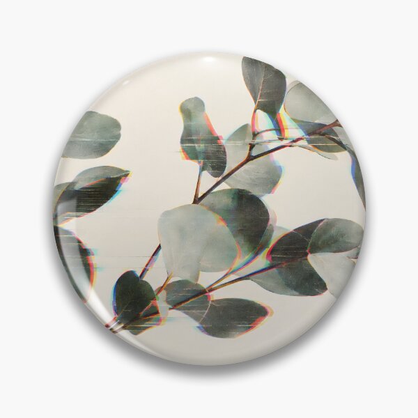 Item preview, Glitchcore Abstract Eucalyptus Leaves designed and sold by Elżbieta  Kaps.