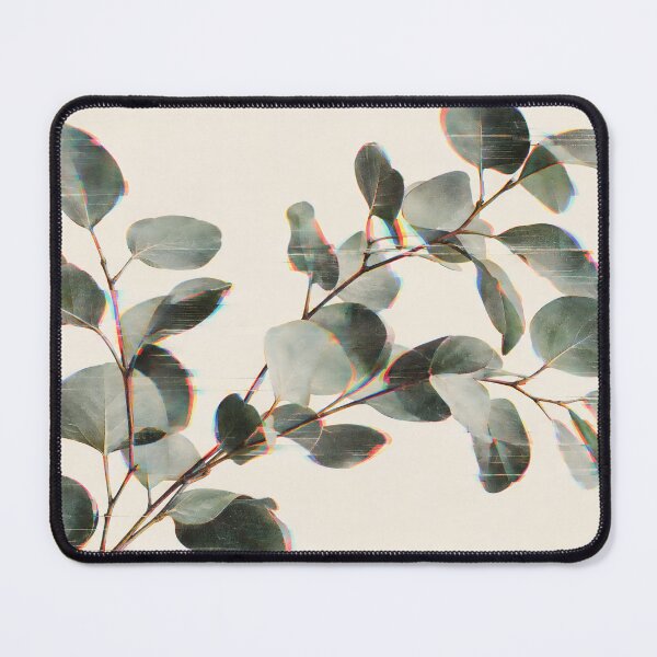 Item preview, Glitchcore Abstract Eucalyptus Leaves designed and sold by Elżbieta Kaps.