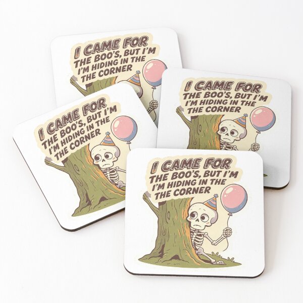 Item preview, I Came For The Boos Funny Introvert Skeleton Halloween Art  designed and sold by HaighsTs.