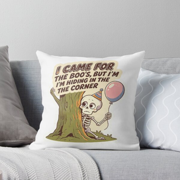 Item preview, I Came For The Boos Funny Introvert Skeleton Halloween Art  designed and sold by HaighsTs.