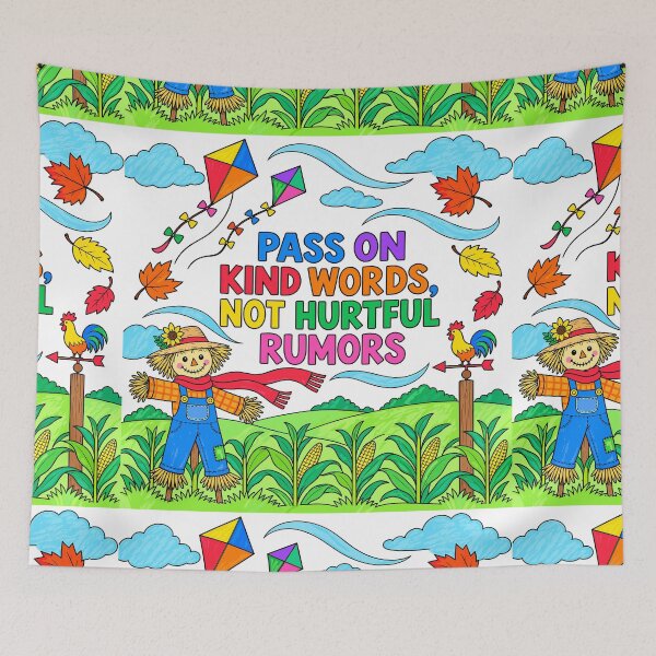 Item preview, Autumn Scarecrow Spreading Kind Words designed and sold by HSN1.