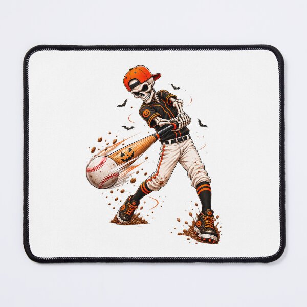 Item preview, Funny Skeleton Baseball Halloween Player for Costume Fans designed and sold by OddPopARt.