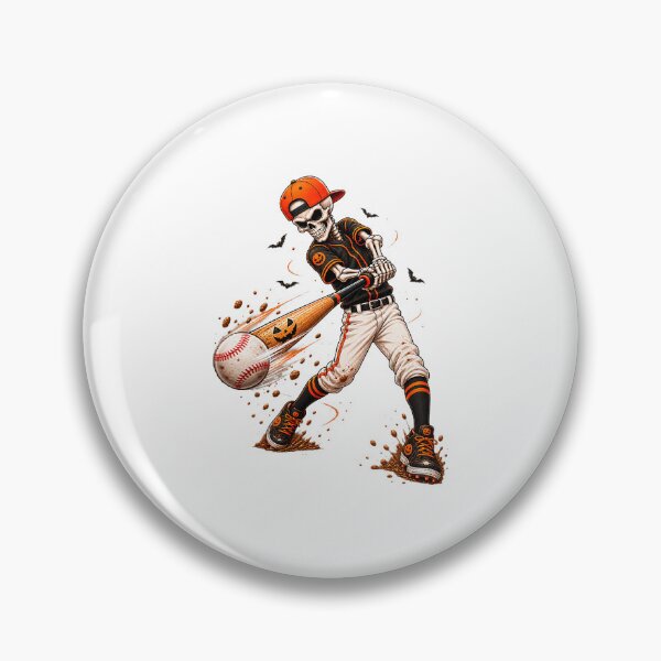 Item preview, Funny Skeleton Baseball Halloween Player for Costume Fans designed and sold by OddPopARt.