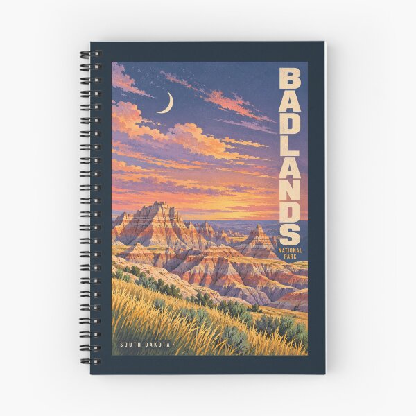 Item preview, Badlands National Park - South Dakota designed and sold by GoodOldVintage.