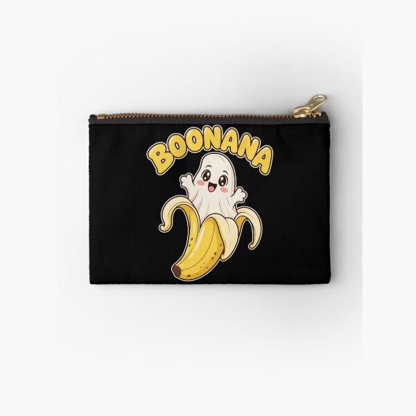 Item preview, Boonana Kawaii Smiling Banana Ghost Sweet Autumn Food artwork designed and sold by adiencarteras.