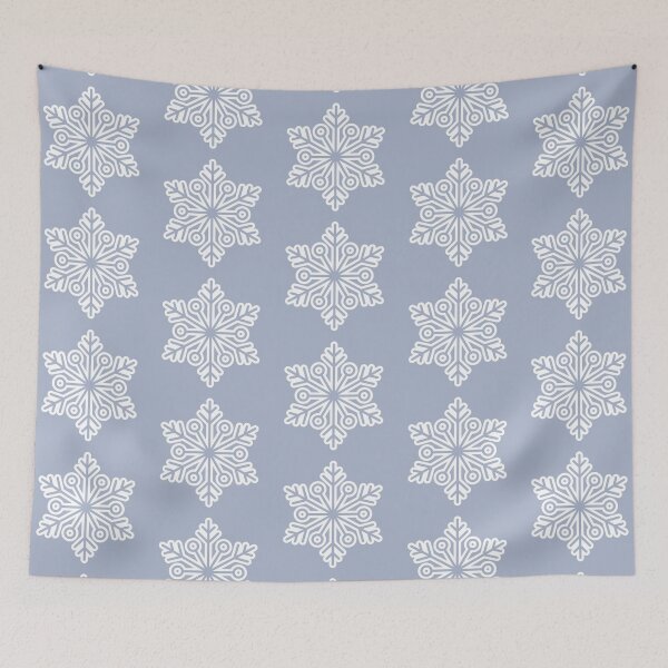 Item preview, Winter Snowflake Periwinkle Blue Seamless Pattern Art designed and sold by Jyoti Digital Artist.