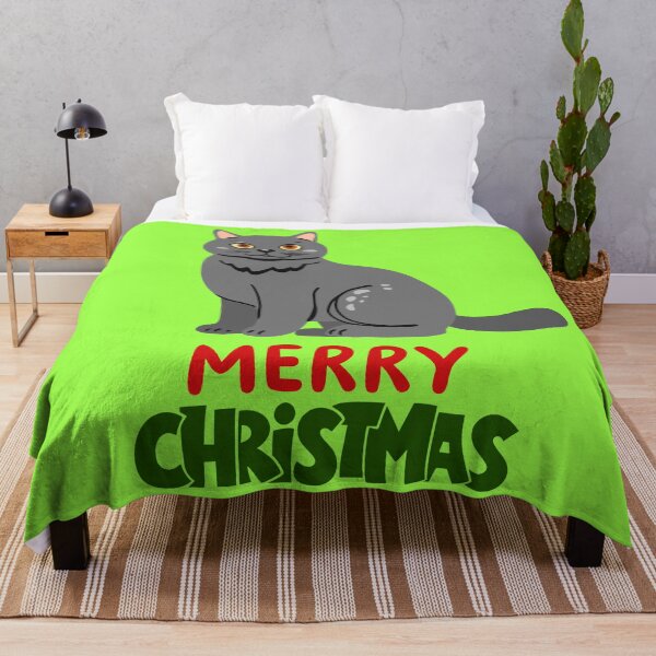 Item preview, Cute British Shorthair Merry Christmas Holiday Art designed and sold by stormk10.