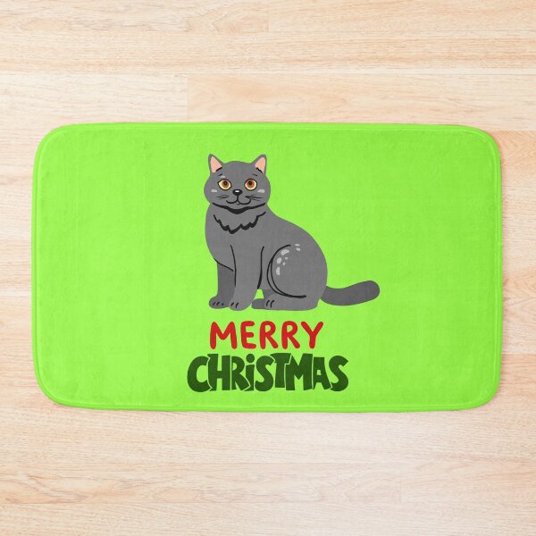Item preview, Cute British Shorthair Merry Christmas Holiday Art designed and sold by stormk10.