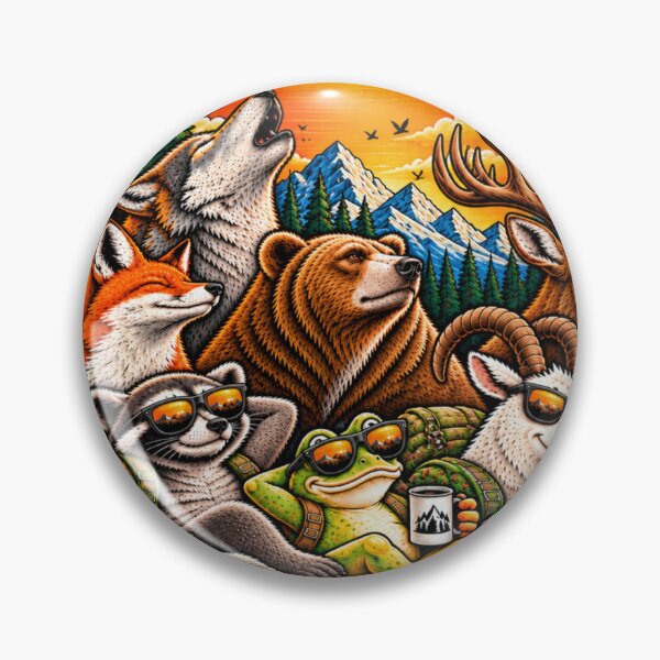 Item preview, Wild Crew Zero Clue – Funny Outdoor Adventure Animals designed and sold by JanRizz.