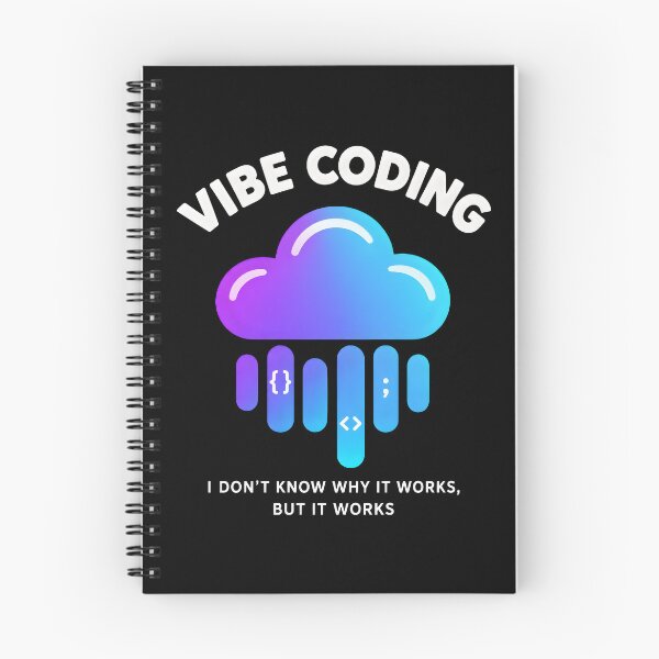 Item preview, Vibe Coding Funny AI Programmer designed and sold by DeliqBrands.