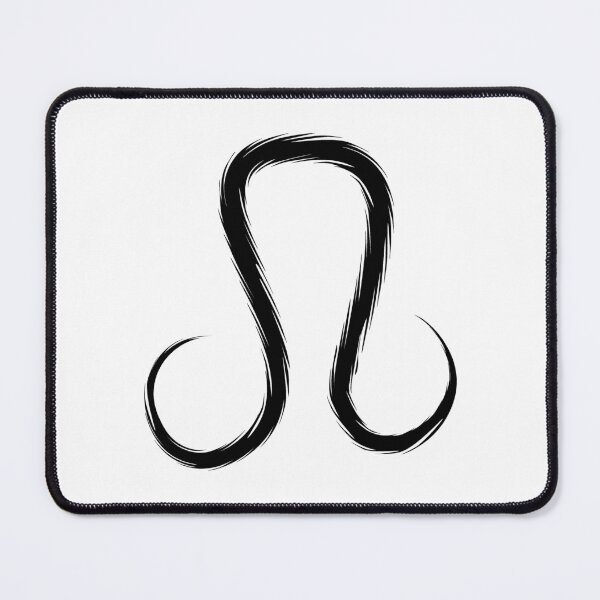 Item preview, Black Leo Lion Zodiac Symbol Design designed and sold by pattern-archive.