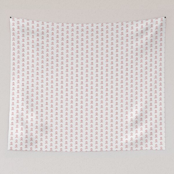 Item preview, Red Leo Lion Zodiac Symbol Design designed and sold by pattern-archive.