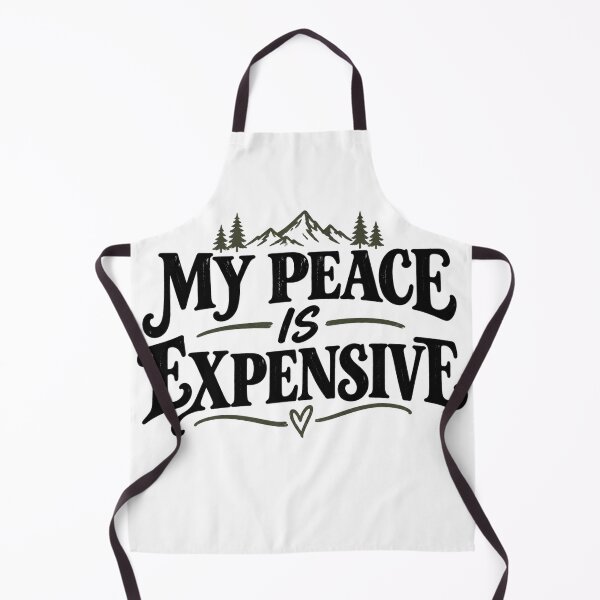 Item preview, My Peace Is Expensive — Mountain Lettering designed and sold by FitEnvy.