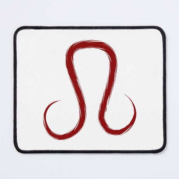 Item preview, Dark Red Leo Lion Zodiac Symbol Design designed and sold by pattern-archive.