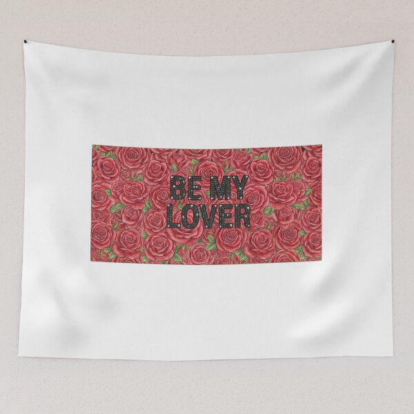 Item preview, Be My Lover Red Roses Quote designed and sold by MaRCAStro.
