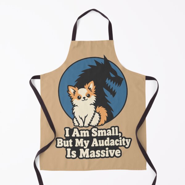 Item preview, I Am Small But My Audacity Is Massive Chihuahua designed and sold by KungPowUnicorn.