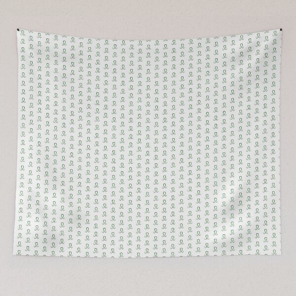 Item preview, Dark Green Leo Lion Zodiac Symbol Design designed and sold by pattern-archive.