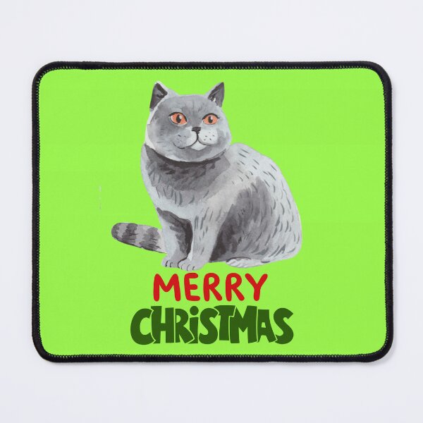 Item preview, Cute British Shorthair Merry Christmas Holiday Art designed and sold by stormk10.