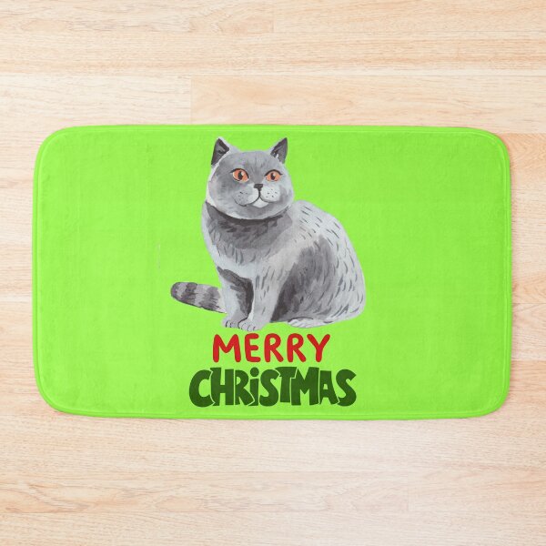 Item preview, Cute British Shorthair Merry Christmas Holiday Art designed and sold by stormk10.