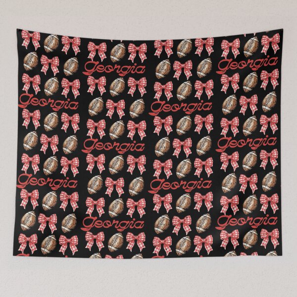 Item preview, Georgia Football Bows Southern Game Day Fan designed and sold by cerima.