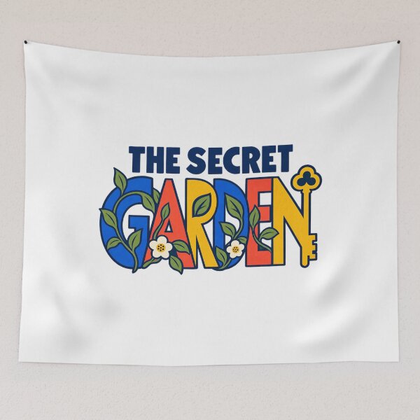 Item preview, The Secret Garden – Bright Key and Floral Type designed and sold by Fenay Designs.