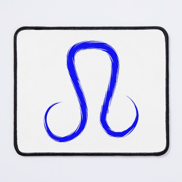 Item preview, Blue Leo Lion Zodiac Symbol Design designed and sold by pattern-archive.